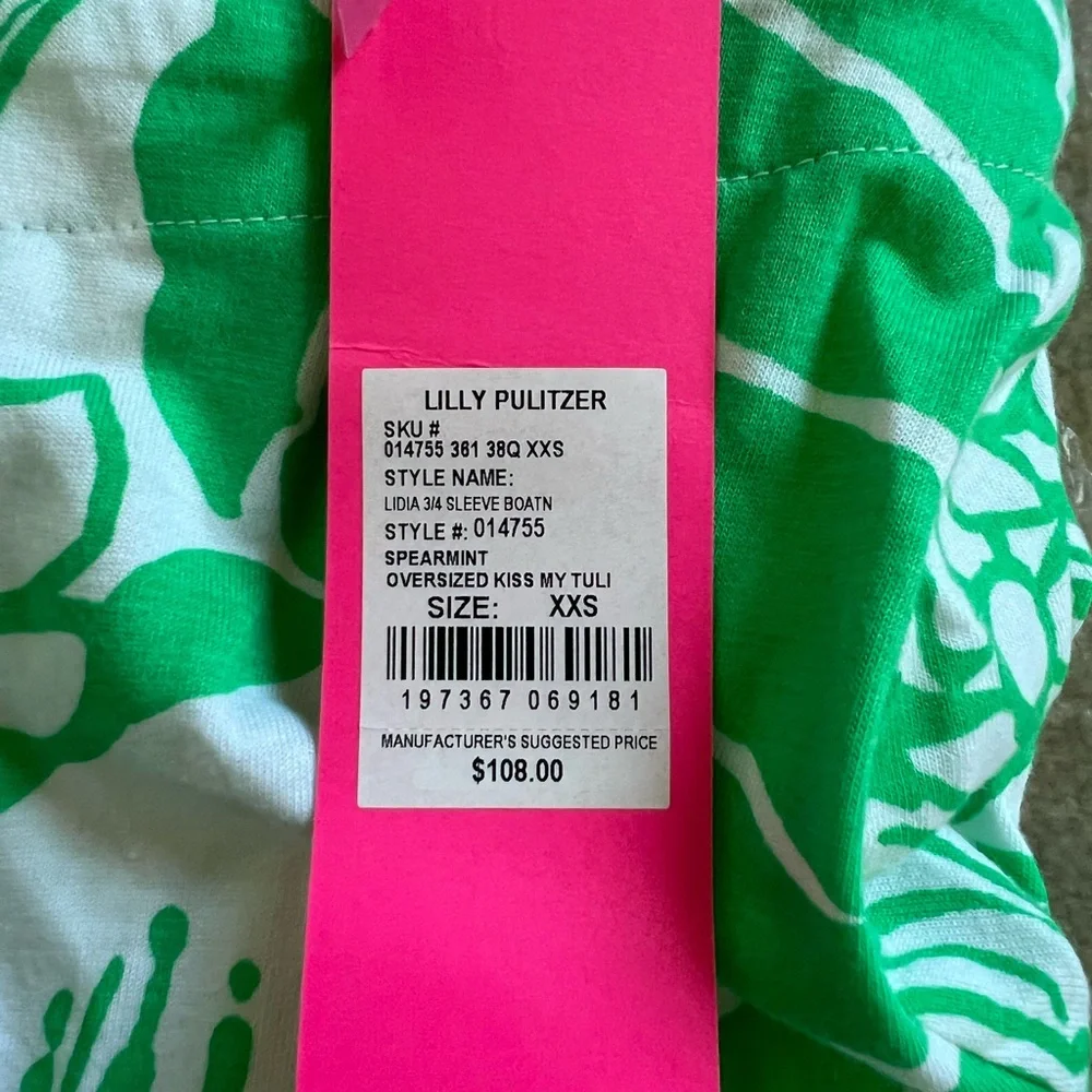 NWT Lilly Pulitzer Spearmint Floral Dress - Picture 4 of 5
